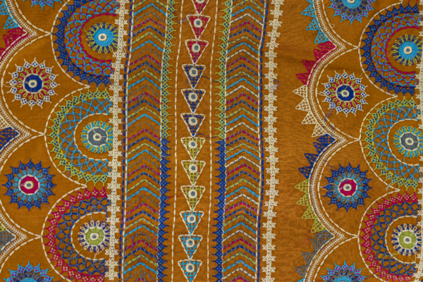 DSC_0259 Lambani Stitch On Tussar Silk