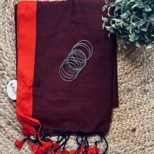 Plain Khadi Maharoon