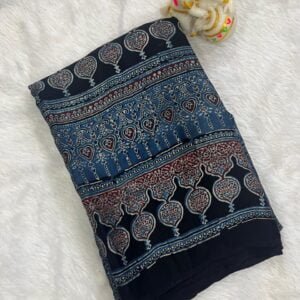 Modal Ajrak Blue Black