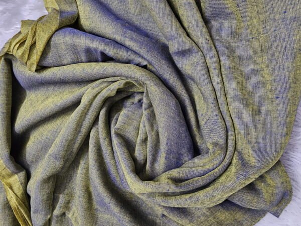 20240711_215238 Green Yellow – Dual Tone MulMul (Saree)