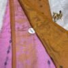 Pink - Mustard Cotton Handloom (Saree)