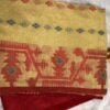 IMG_6727 Large Yellow - Red Cotton Handloom (Saree)