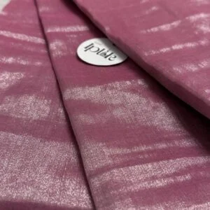 Gulkand Metallic Tissue Pink In Silver Tone