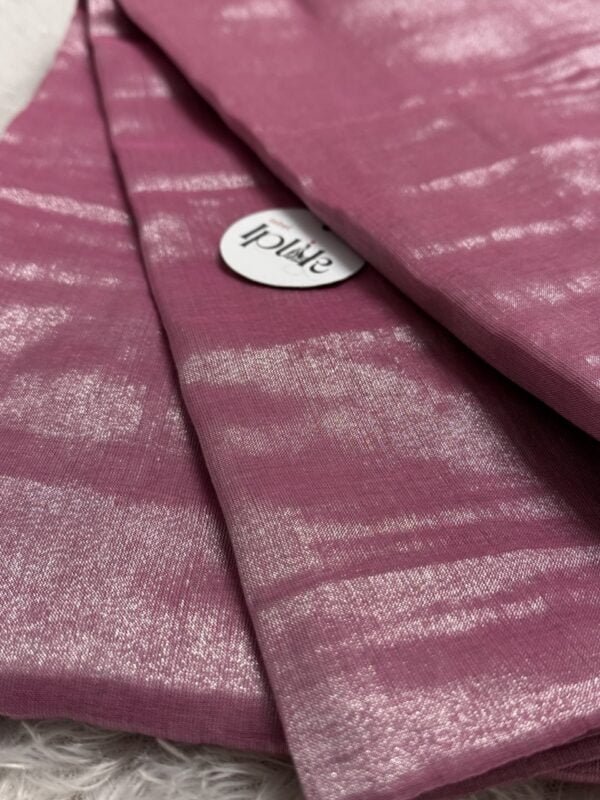 IMG_6778 Large Gulkand Metallic Tissue Pink In Silver Tone