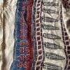 Modal Ajrakh - Cream Ajrakh with Mahroon and Blue Block Print