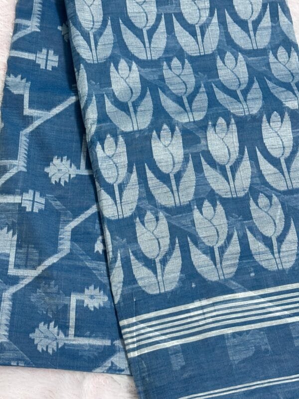 PHOTO-2025-01-17-21-38-05 2 Tulip Jamdani - Stone Blue