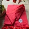 Peach Mul Cotton Saree