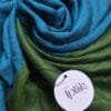 LI-ACR-01_03 Blue Green Acrylic Cotton Saree