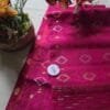 Hot Pink Jamdani Saree