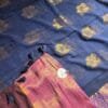 Navy Blue with Maroon Pallu Joba Saree