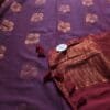 LI-JOB-04_03 Purple with Maroon Pallu Joba Saree