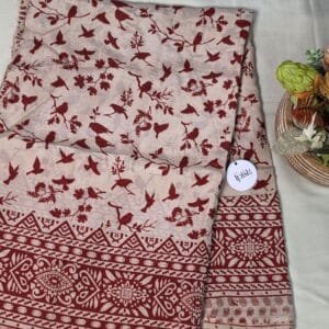 Aabha Kalamkari Saree