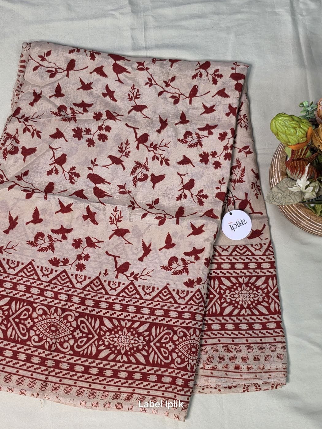 Aabha Kalamkari Saree