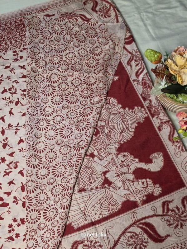 Aabha Kalamkari Saree