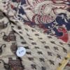 LI-KKO-01_03 Beige Elephant Motif Kalamkari Kota Saree