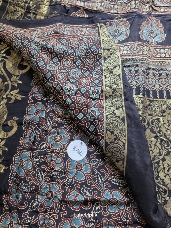 Dola Ajrakh - Dola Silk Saree