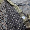 Dola Ajrakh Black - Dola Silk Saree