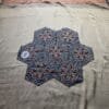 Modal Ajrakh Beige Saree