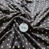 Modal Ajrakh Black Polka Dot Saree