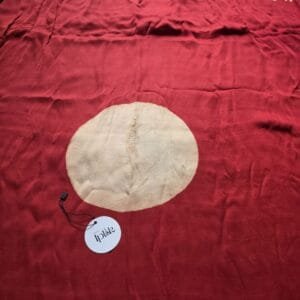 Modal Ajrakh Red & White Saree