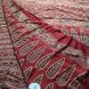 Modal Ajrakh Red Saree