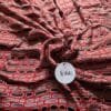 Modal Ajrakh Red Saree