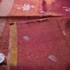 LI-MAT-05_03 Pink Linen Tissue Lotus Motif Matka Saree