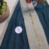 Green with Grey Border Mul Cotton Saree