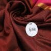 Maroon with Pink Border Mul Cotton Saree