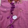 Sequin Pink Mul Cotton Saree