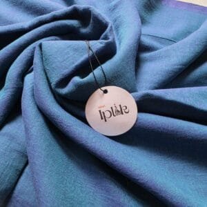 LI-MUL-16_01 Blue with Purple Hue Mul Cotton Saree