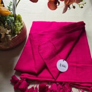Red Mul Cotton Saree